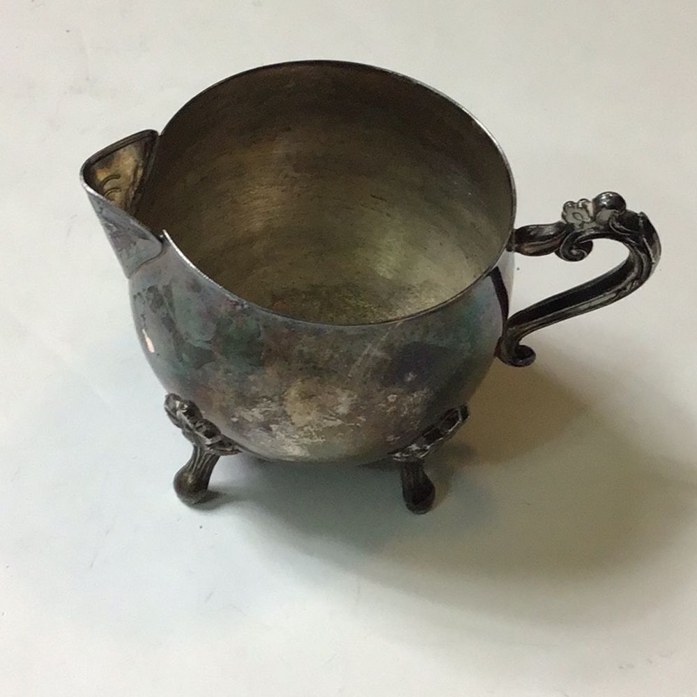 Antique Creamer Bowl Leonard Silver Plate